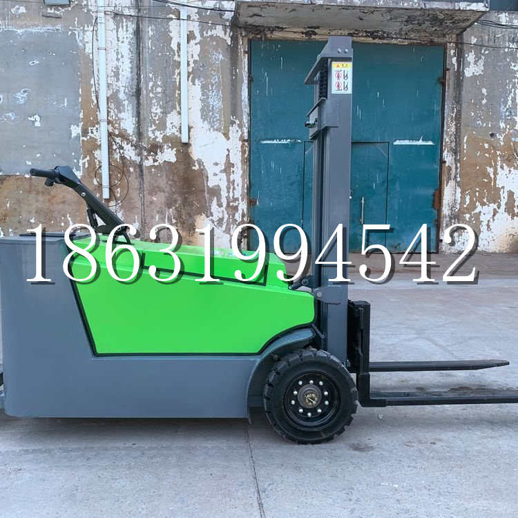 克拉玛依市小型电动叉车1吨2吨步行站驾式电瓶堆高充电装卸车液压升降车铲车